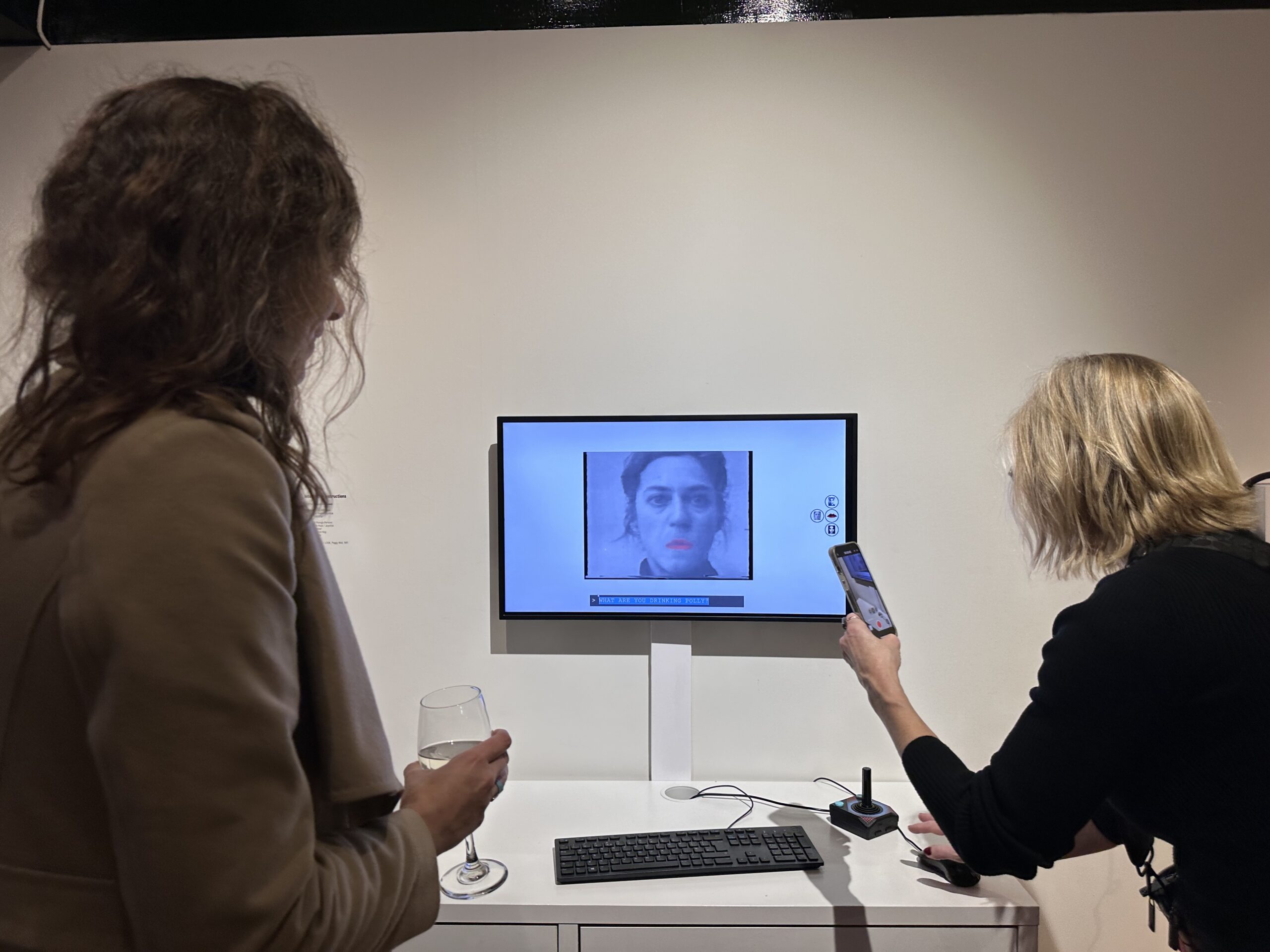 LIPSYNC / SCAN / LOOK  2024
Exhibited at GLoW3  
King's College, London March - April 2024